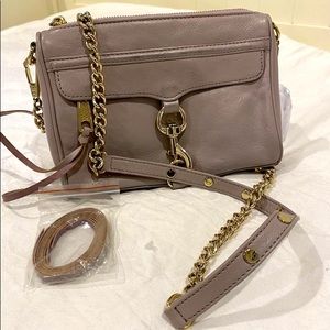 Rebecca Minkoff mini Mac crossbody rose